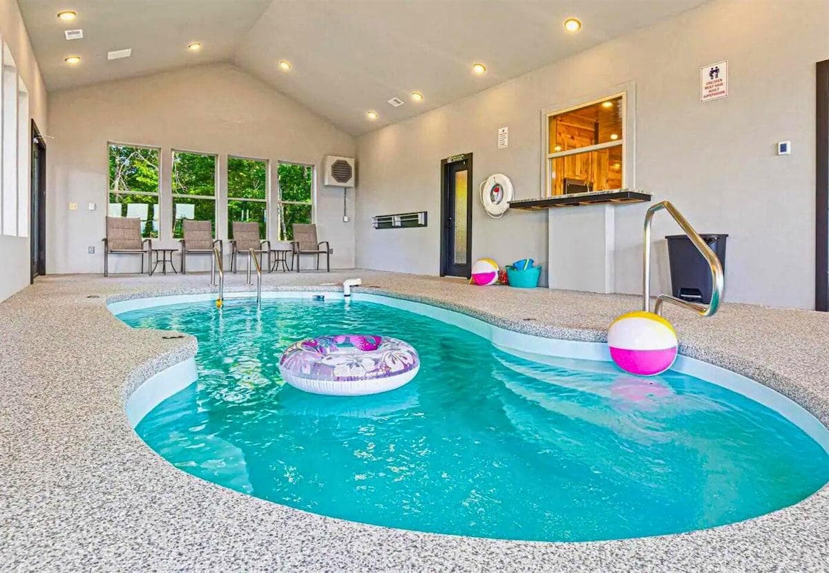 Indoor Pool on the Main Level